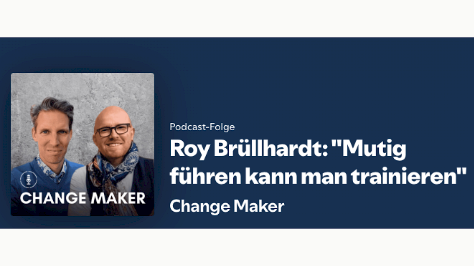 mutzone – Portrait Roy Büllhardt, Strategie, Transformation, Leadership